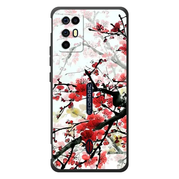 Чехол с рисунком «Красивая Сакура» для ZTE Nubia RedMagic 6R Чехол с рисунком «Красивая Сакура» для ZTE Nubia RedMagic 6R