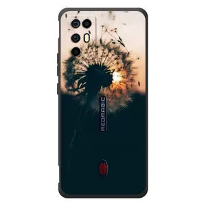 Силиконовый Чехол с одуванчиками на ZTE Nubia RedMagic 6R (Красивый одуванчик)