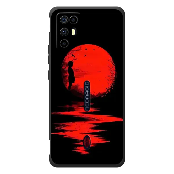 Чехол с рисунком «Красный Закат» для ZTE Nubia RedMagic 6R Чехол с рисунком «Красный Закат» для ZTE Nubia RedMagic 6R