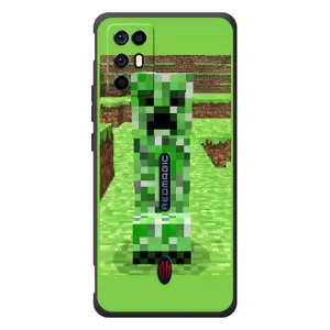 Чохли для ZTE Nubia RedMagic 6R (Персонажі МайнКрафт) (Кріпер 2)