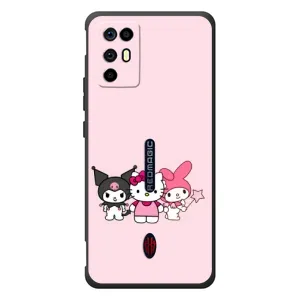 Чехол с персонажем Куроми на ZTE Nubia RedMagic 6R (Куроми Мелоди Китти)