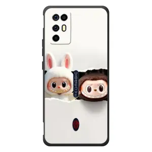 Чехол с принтом Лабубу для ZTE Nubia RedMagic 6R (Фигурки Labubu)