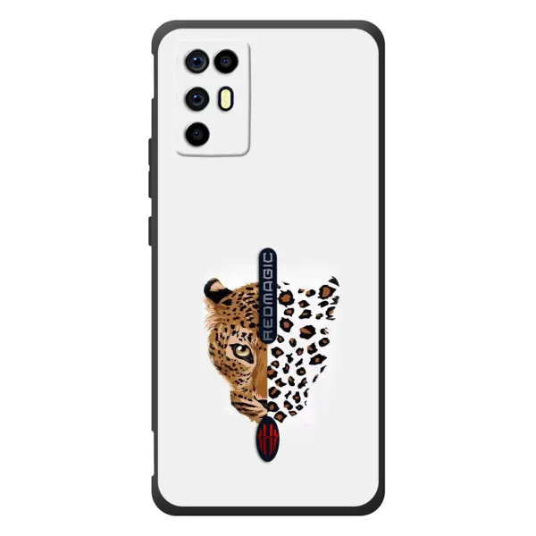 Чехол с рисунком «Леопард на белом» для ZTE Nubia RedMagic 6R Чехол с рисунком «Леопард на белом» для ZTE Nubia RedMagic 6R