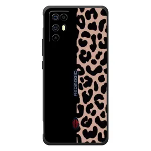 Чехол с леопардовым принтом на ZTE Nubia RedMagic 6R