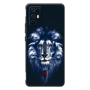 Чохол з картинкою на ZTE Nubia RedMagic 6R (Лев – синій)