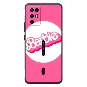 Силиконовый Чехол Барби Фильм на ZTE Nubia RedMagic 6R (Лого Барби)