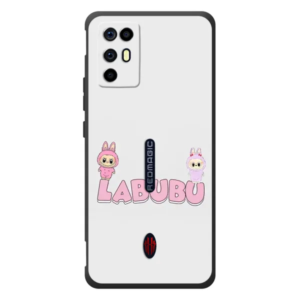 Чехол с рисунком «Логотип Лабубу» для ZTE Nubia RedMagic 6R Чехол с рисунком «Логотип Лабубу» для ZTE Nubia RedMagic 6R