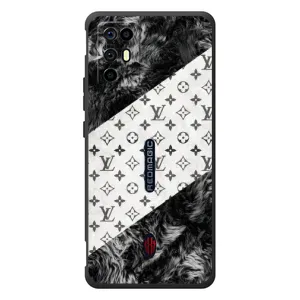 Чохол Стиль Louis Vuitton на ZTE Nubia RedMagic 6R (LV на білому)