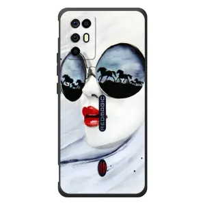 Чехол с картинкой Модные Девчонки ZTE Nubia RedMagic 6R (Любительница коней)