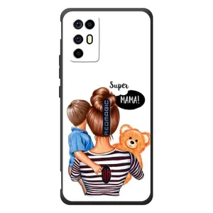 Чехлы для МАМЫ на ZTE Nubia RedMagic 6R (Мама и сын)