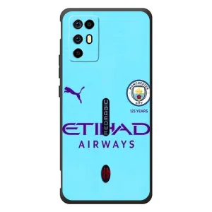 Силиконовые Чехлы принт Футбол на ZTE Nubia RedMagic 6R (Man City)