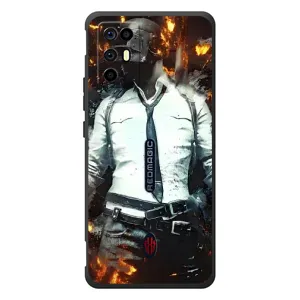 Чохол з картинкою "Герой Pubg" на ZTE Nubia RedMagic 6R (Man Пубг)