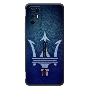 Чехлы с тематикой "Крутые машины" на ZTE Nubia RedMagic 6R (Лого Maserati)