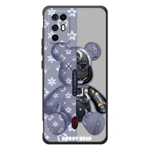 Силіконовий чохол для ZTE Nubia RedMagic 6R (Ведмідь Louis Vuitton)