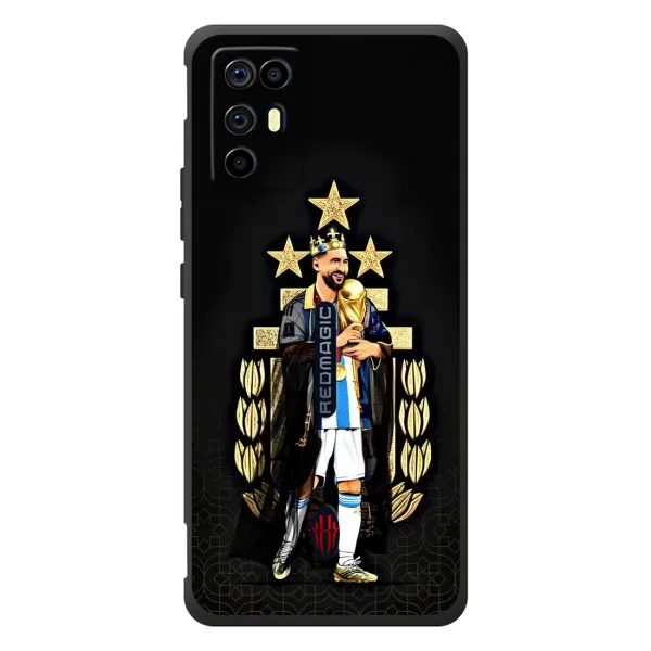 Чехол с рисунком «Месси король» для ZTE Nubia RedMagic 6R Чехол с рисунком «Месси король» для ZTE Nubia RedMagic 6R