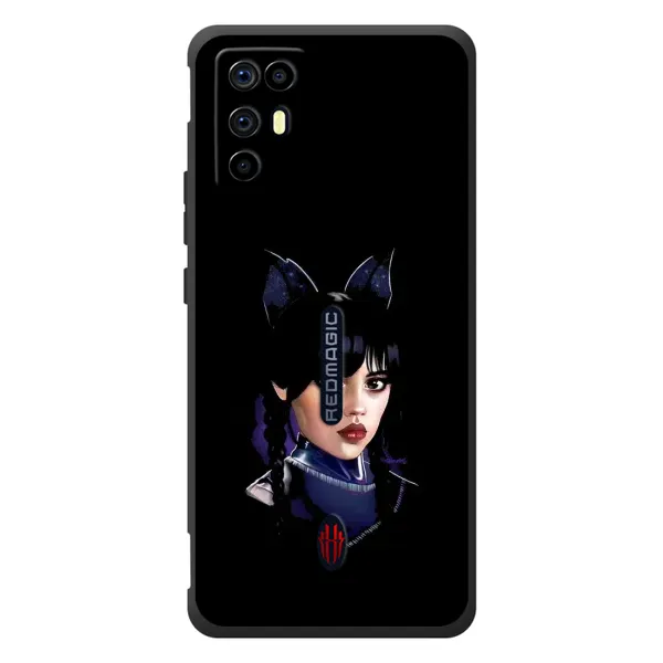 Чехол с рисунком «Милая Уэнсдей» для ZTE Nubia RedMagic 6R Чехол с рисунком «Милая Уэнсдей» для ZTE Nubia RedMagic 6R