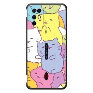 Бампер з зображенням Котиків для ЗТЕ Нубія РедМеджік 6Р (Милі котики)