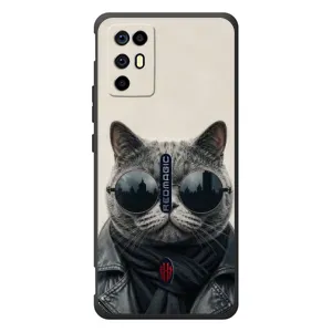 Чохол на тематику: Коти для ZTE Nubia RedMagic 6R (Модний кіт)