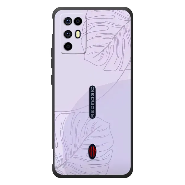 Чехол с рисунком «Монстера фиолетовая» для ZTE Nubia RedMagic 6R Чехол с рисунком «Монстера фиолетовая» для ZTE Nubia RedMagic 6R