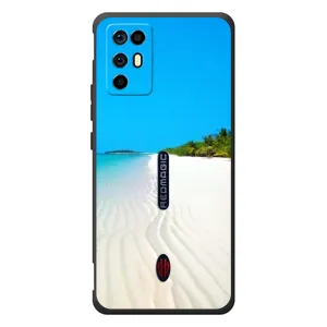 Летний Чехол на ZTE Nubia RedMagic 6R (Море песок)