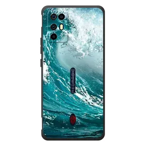 Летний Чехол на ZTE Nubia RedMagic 6R (Морская волна)