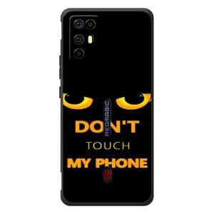 Чехол с Прикольным принтом на ZTE Nubia RedMagic 6R (Не трогай мой телефон)