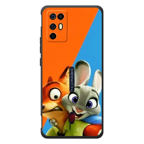 Чехол с рисунком «Ник и Хопс» для ZTE Nubia RedMagic 6R Чехол с рисунком «Ник и Хопс» для ZTE Nubia RedMagic 6R