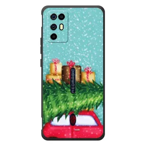 Чехол Новогодняя Елка на ZTE Nubia RedMagic 6R (Новогодние подарки)