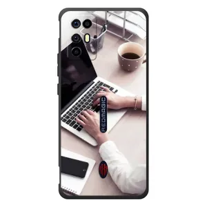 Силиконовый бампер (Работники) на ZTE Nubia RedMagic 6R (Офисный работник)