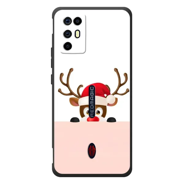 Чехол с рисунком «Олененок» для ZTE Nubia RedMagic 6R