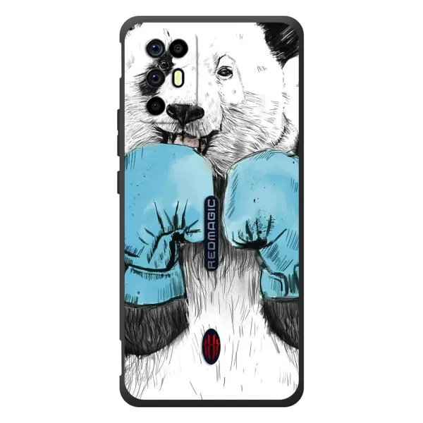 Чехол с рисунком «Панда боксер» для ZTE Nubia RedMagic 6R Чехол с рисунком «Панда боксер» для ZTE Nubia RedMagic 6R