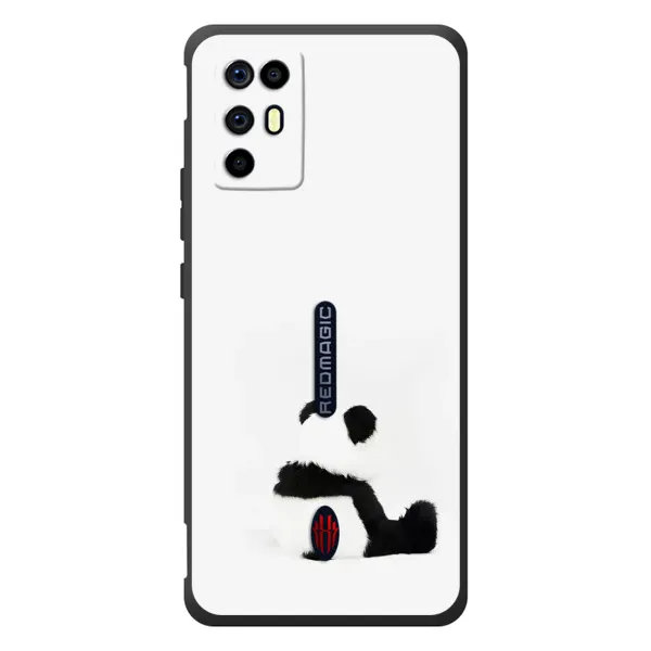 Чехол с рисунком «Панда обиделся» для ZTE Nubia RedMagic 6R Чехол с рисунком «Панда обиделся» для ZTE Nubia RedMagic 6R