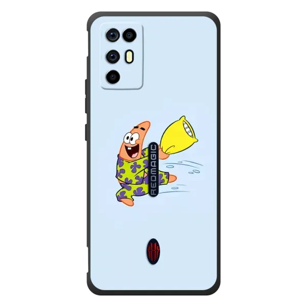 Чохол з малюнком «Патрік із подушкою» для ZTE Nubia RedMagic 6R Чохол з малюнком «Патрік із подушкою» для ZTE Nubia RedMagic 6R
