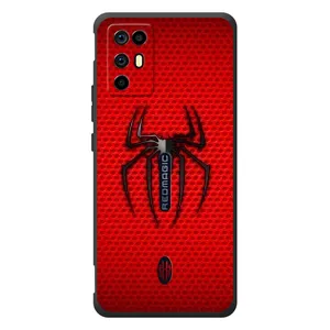 Чехол Супергерой Человека Паука на ZTE Nubia RedMagic 6R (Паук марвел)