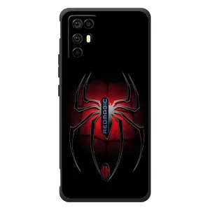 Чехол Супергерой Человека Паука на ZTE Nubia RedMagic 6R (Паук)