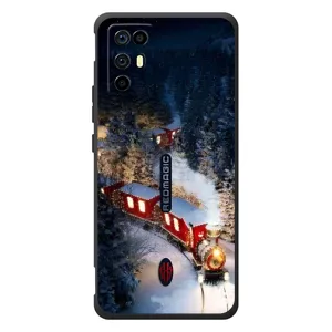 Силиконовый бампер на рождество для ZTE Nubia RedMagic 6R (Поезд)