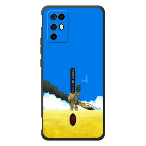 Чехлы на военную тематику для ZTE Nubia RedMagic 6R (Попадание)