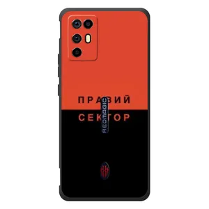 Чехлы УПА (Красно-Чёрный) на ZTE Nubia RedMagic 6R (Правый Серктор)