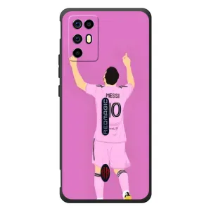 Чехлы Лео Месси в Майами на ZTE Nubia RedMagic 6R (Празднование Месси)