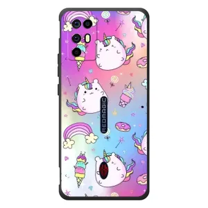 Чехол Unicorn на ZTE Nubia RedMagic 6R (Радуга и Единорог)