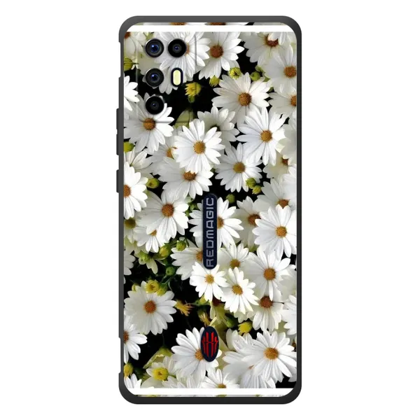 Чехол с рисунком «Рамка в ромашках» для ZTE Nubia RedMagic 6R Чехол с рисунком «Рамка в ромашках» для ZTE Nubia RedMagic 6R