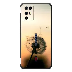 Силиконовый Чехол с одуванчиками на ZTE Nubia RedMagic 6R (Роздумаханый одуванчик)