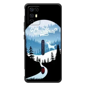 Силиконовый бампер на рождество для ZTE Nubia RedMagic 6R (Рождественский Олень)