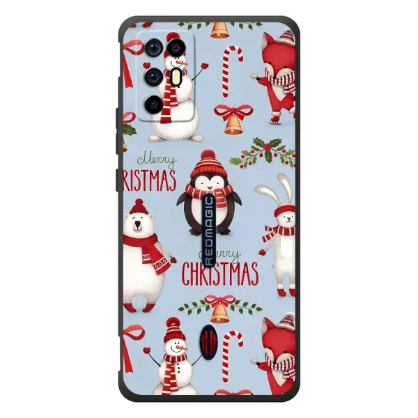 Чехол с рисунком «Рождественский» для ZTE Nubia RedMagic 6R