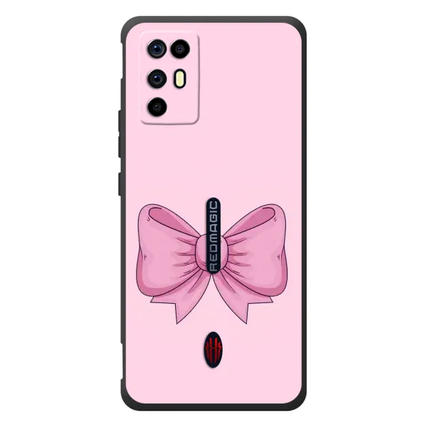 Чехол с рисунком «Розовый бантик» для ZTE Nubia RedMagic 6R Чехол с рисунком «Розовый бантик» для ZTE Nubia RedMagic 6R