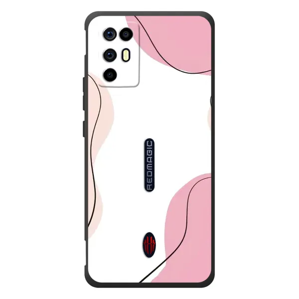 Чехол с рисунком «Розовый фон» для ZTE Nubia RedMagic 6R Чехол с рисунком «Розовый фон» для ZTE Nubia RedMagic 6R
