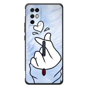 Чехлы (Знак сердечка) на ZTE Nubia RedMagic 6R (Сердечка знак)
