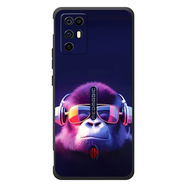 Чехол с рисунком «Стильная обезьяна» для ZTE Nubia RedMagic 6R Чехол с рисунком «Стильная обезьяна» для ZTE Nubia RedMagic 6R