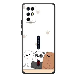 Чохли з зображенням різних тварин на ZTE Nubia RedMagic 6R (Здивовані ведмедики)