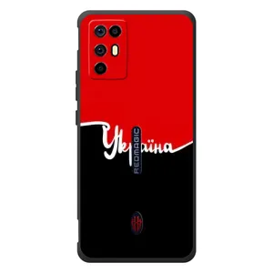 Чехлы УПА (Красно-Чёрный) на ZTE Nubia RedMagic 6R (Украина УПА)